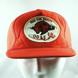 VTG OG&E Electric Reddy KW Hog for Safety Cap Hat